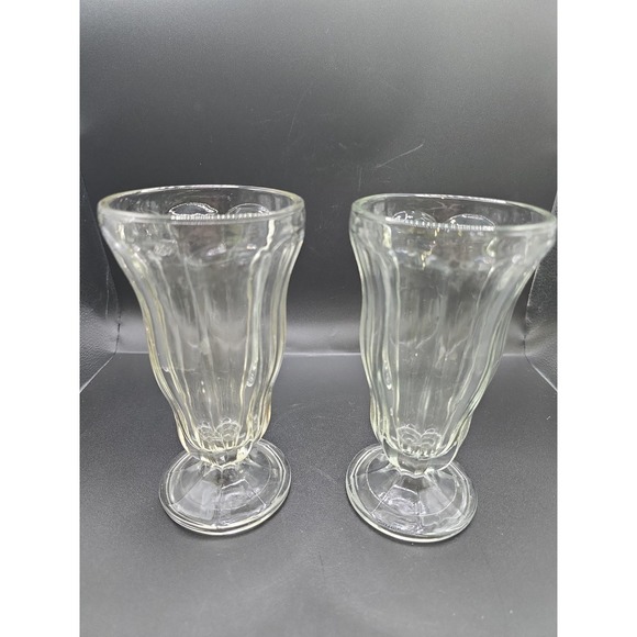 Anchor Hocking Other - Anchor Hocking Footed Soda Fountain Sundae / Parfait Glass 2-Piece